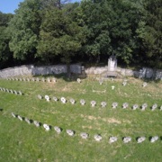 Veduta aerea del Cimitero austro-ungarico di Aurisina